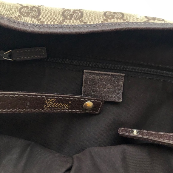 AUTHENTIC GUCCI Monogrammed Handbag - Picture 8 of 10